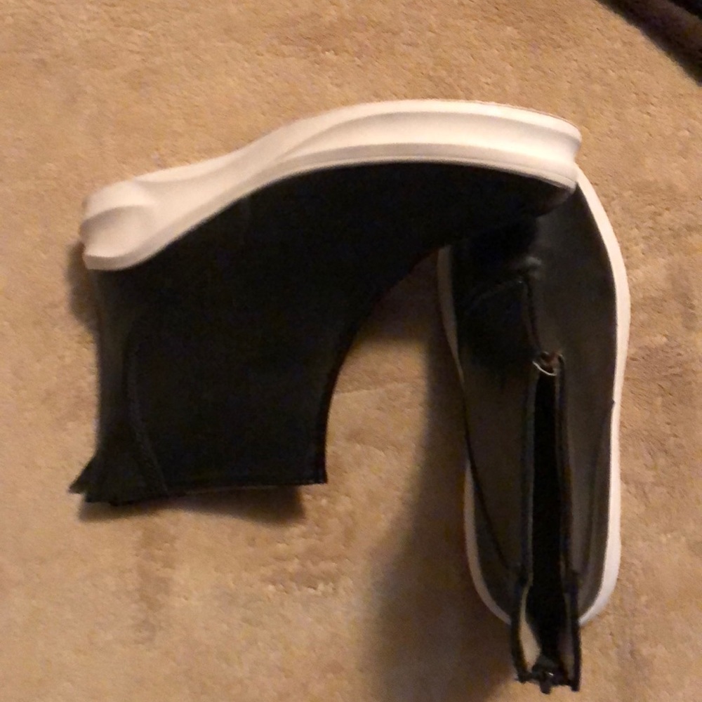 Black Leather Boot